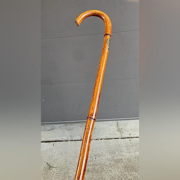 1931 Vintage Wooden Detroit American Legion Decal Badge Functional Souvenir Cane - Picture 10 of 16